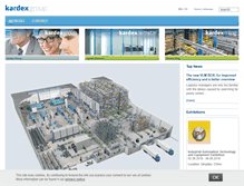 Tablet Screenshot of kardex.com